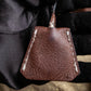 "ADMJ" Leather & canvas combination 2way shoulder bag