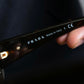 "PRADA" Butterfly frame logo engraved sunglasses