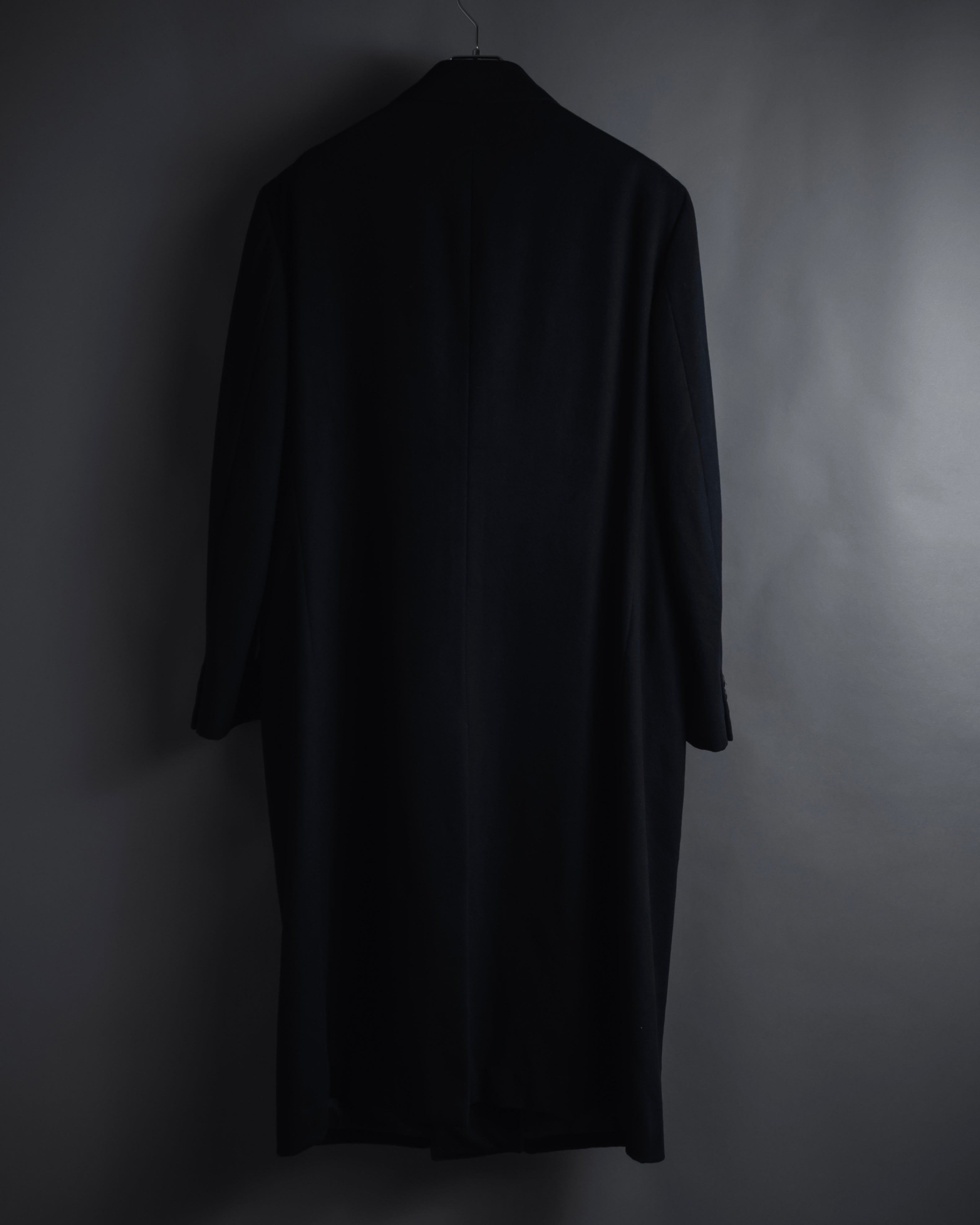 "YVES SAINT LAURENT" 90’s Double-breasted wool over coat