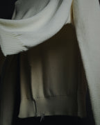 "Maison Margiela" 2022SS Destroyed rib-knit sweater