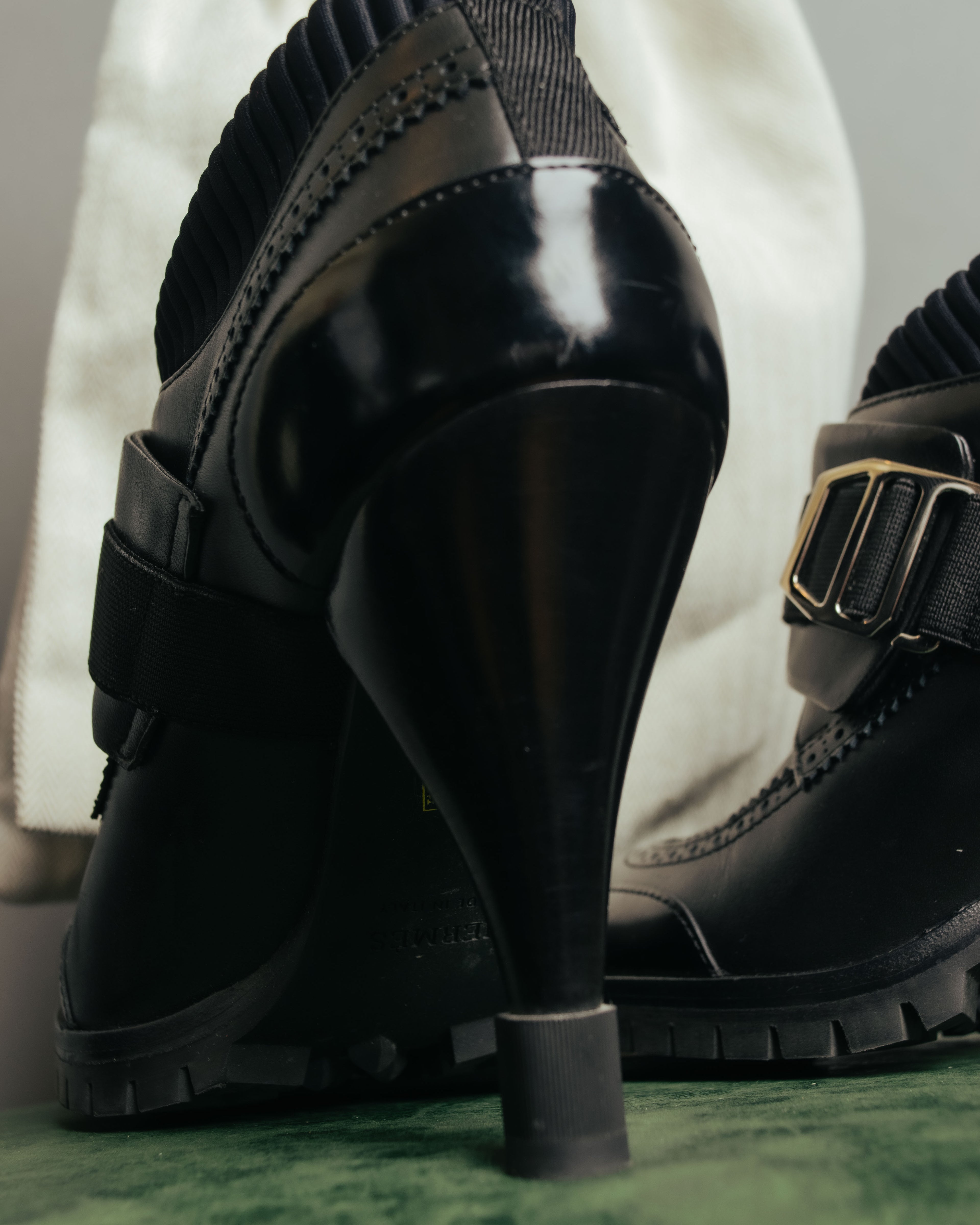 “HERMÈS” 2017-2022 Aw hybrid brogue sock ankle boots
