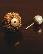 "Christian Dior" 2020's Floral double-sided stud earrings