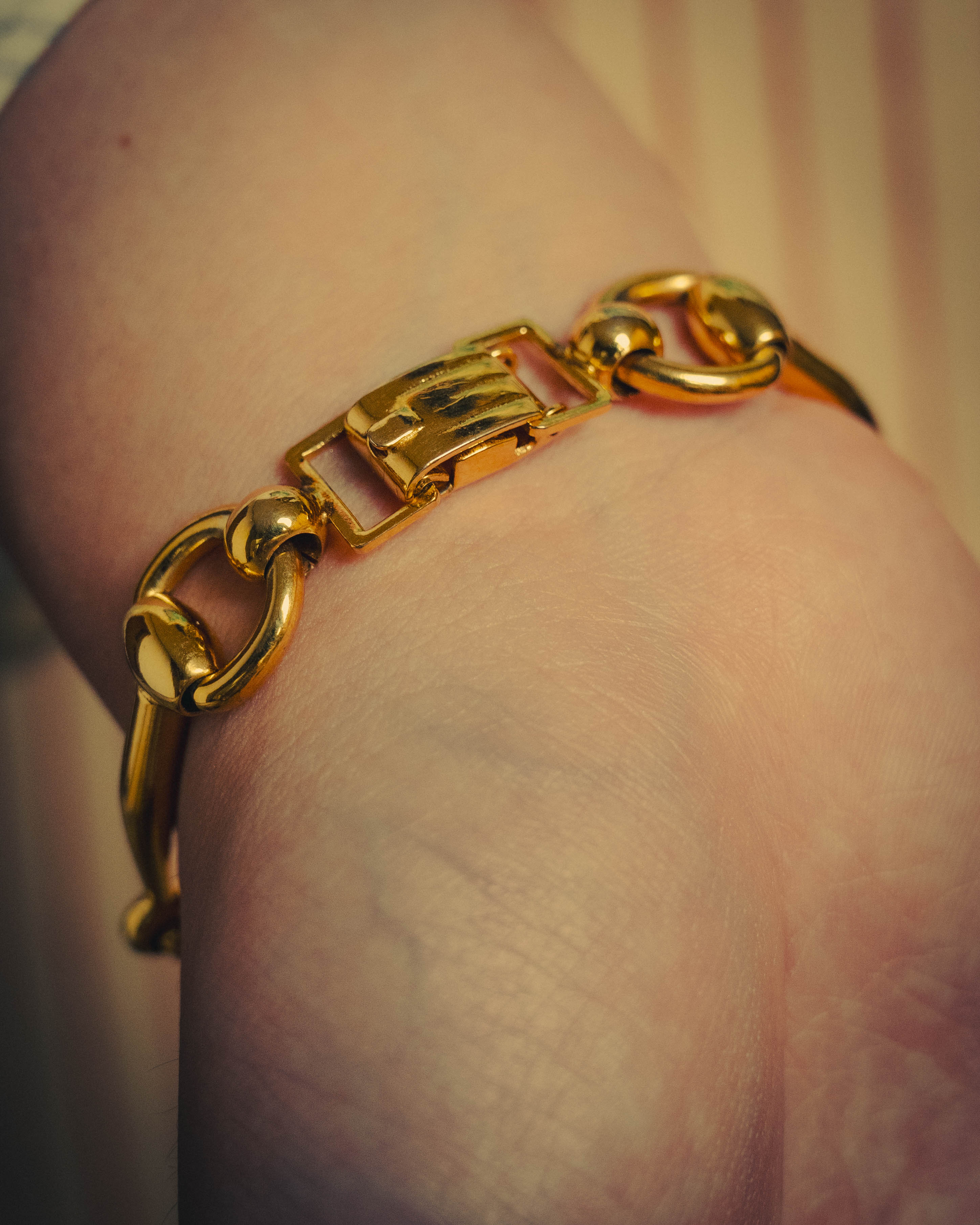 -SPECIAL- “CELINE” 70’s-80’s vintage horsebit link bracelet