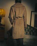 -SPECIAL- “Max Mara” 90’s-00’s Angora blend belted wrap coat