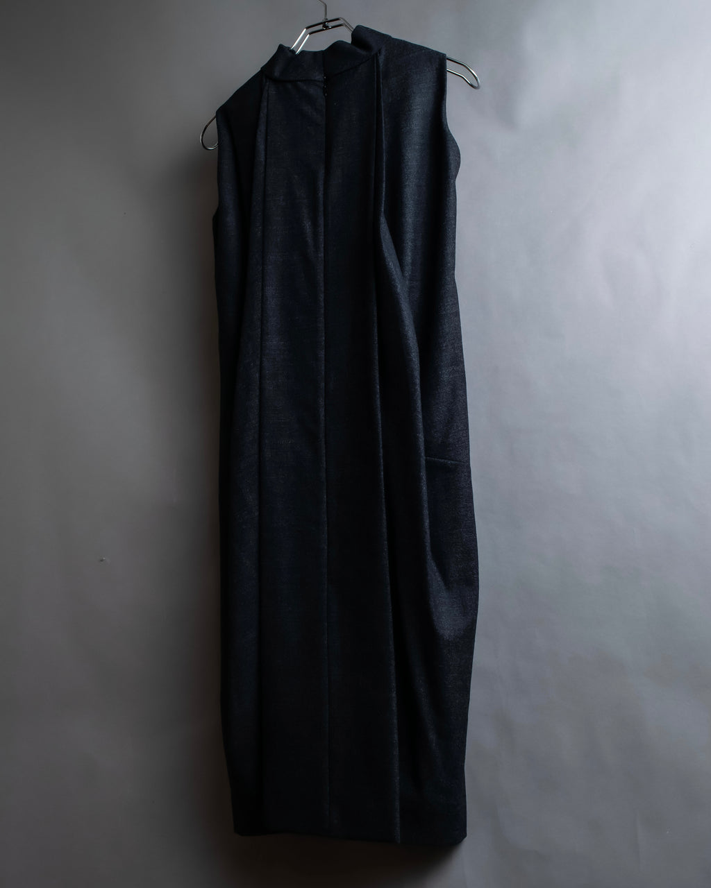 "MAISON MARGIELA" 16AW Deep tuck design sleeveless dress