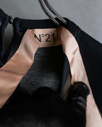 "N21 NUMERO VENTUNO" Tulle panel design tunic