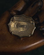 "BURBERRYS" 80’s-90’s royal enamel pearl brooch