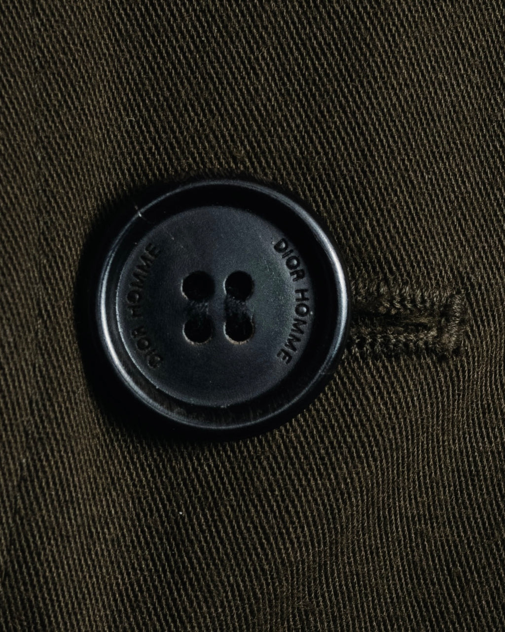 "Dior" 22AW Kim Jones design military detail hooded coat