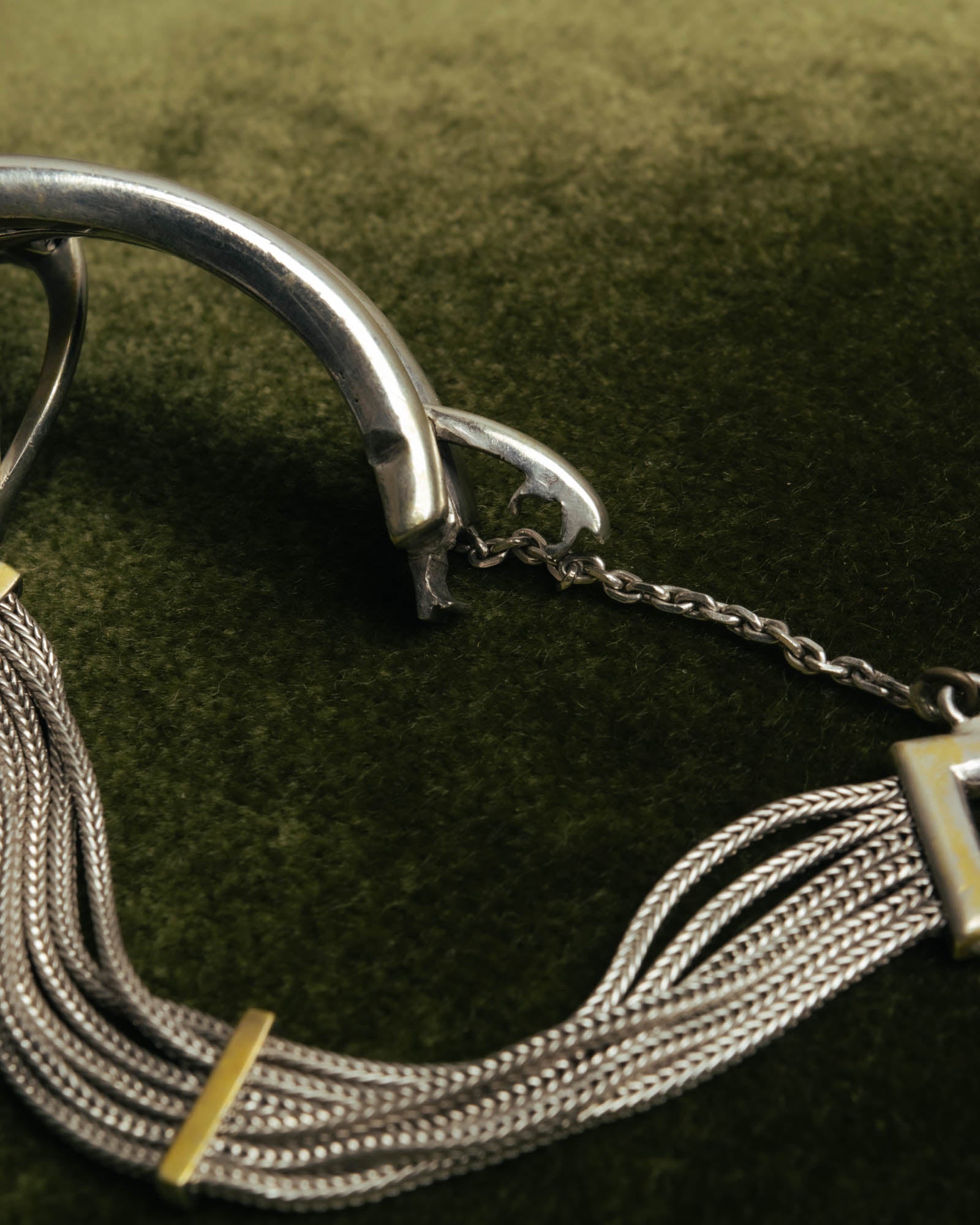 -SPECIAL- “HERMÈS” 70’s-90’s Étrier multi chain bracelet