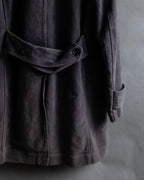 "Dolce & Gabbana" Lightly brushed liner-equipped trench coat