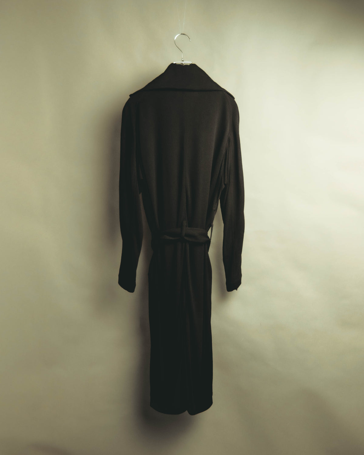 -SPECIAL- “HERMÈS” 00’s Jean Paul Gaultier era belted four-zip long cardigan