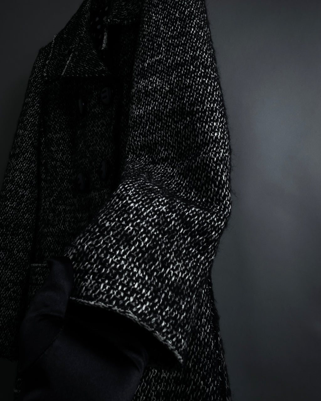 "Dolce & Gabbana" Double-breasted beautiful tweed long coat