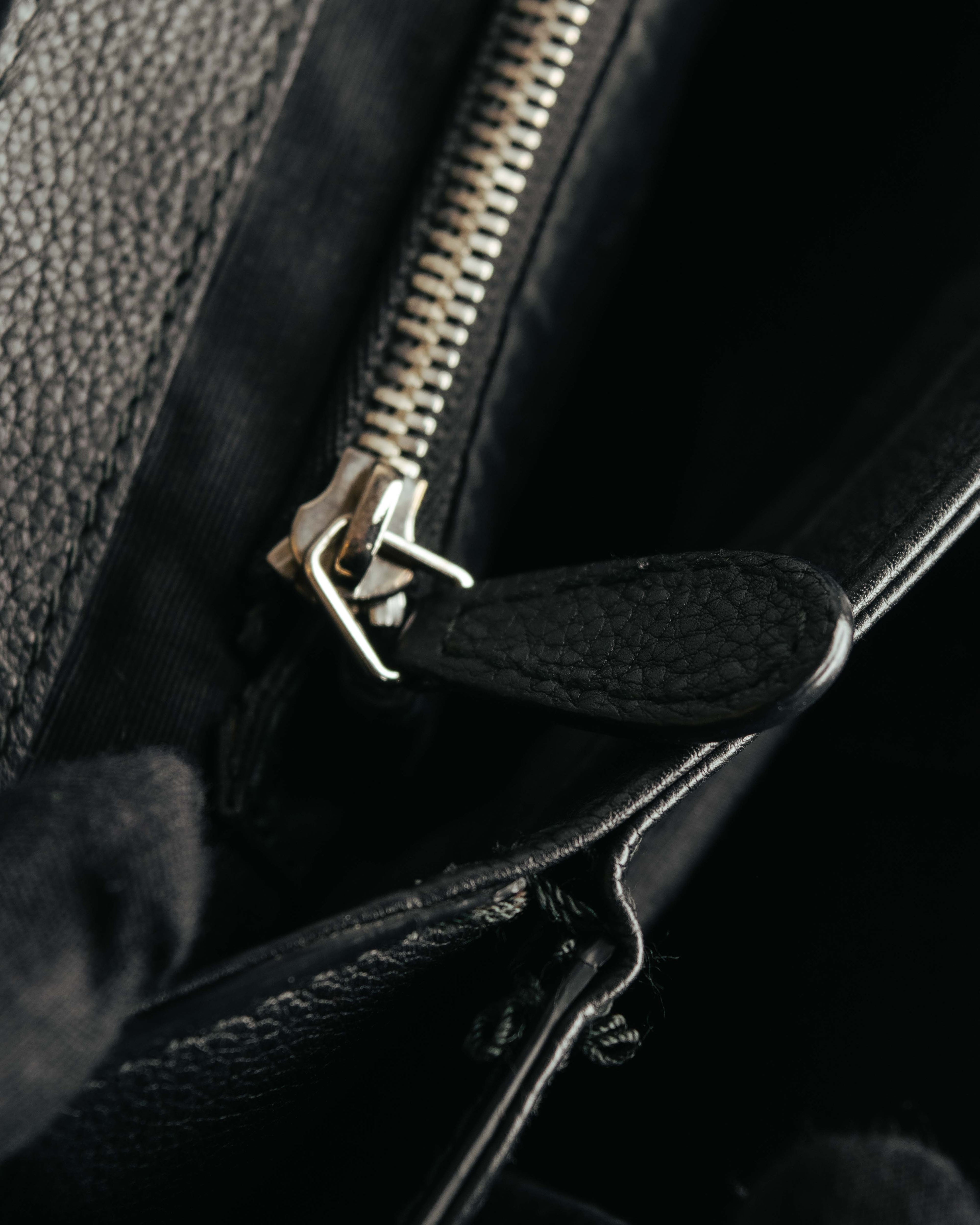 -SPECIAL- “BALENCIAGA” 2013-17 Le dix mixed leather shoulder bag