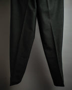 "HUGO BOSS" Fine-gauge wool khaki gray set up
