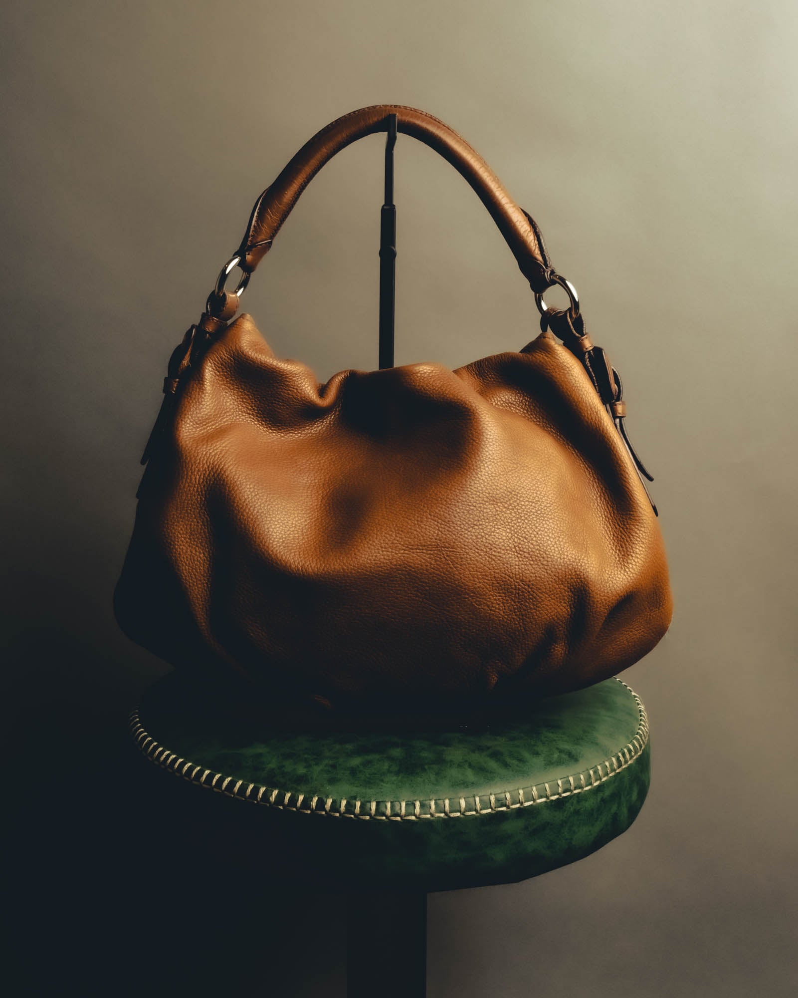"JIL SANDER" Soft grained leather shoulder bag