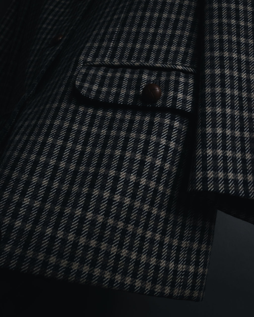 "Christian Dior SPORTS" 80’s-90’s british check tweed jacket