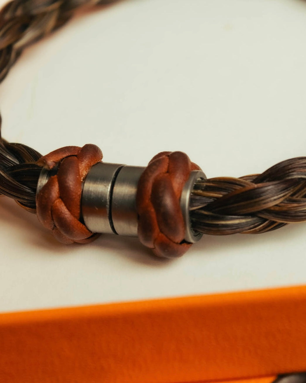 “HERMÈS” 00’s-10’s Crin de cheval horsehair bracelet