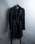 "HELMUT LANG" wrapped leather coat