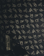 "Hermès" 80's-90's Classic jacquard silk necktie