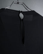 "VALENTINO" 2020-21 Gathered design bow tie skipper silk pullover