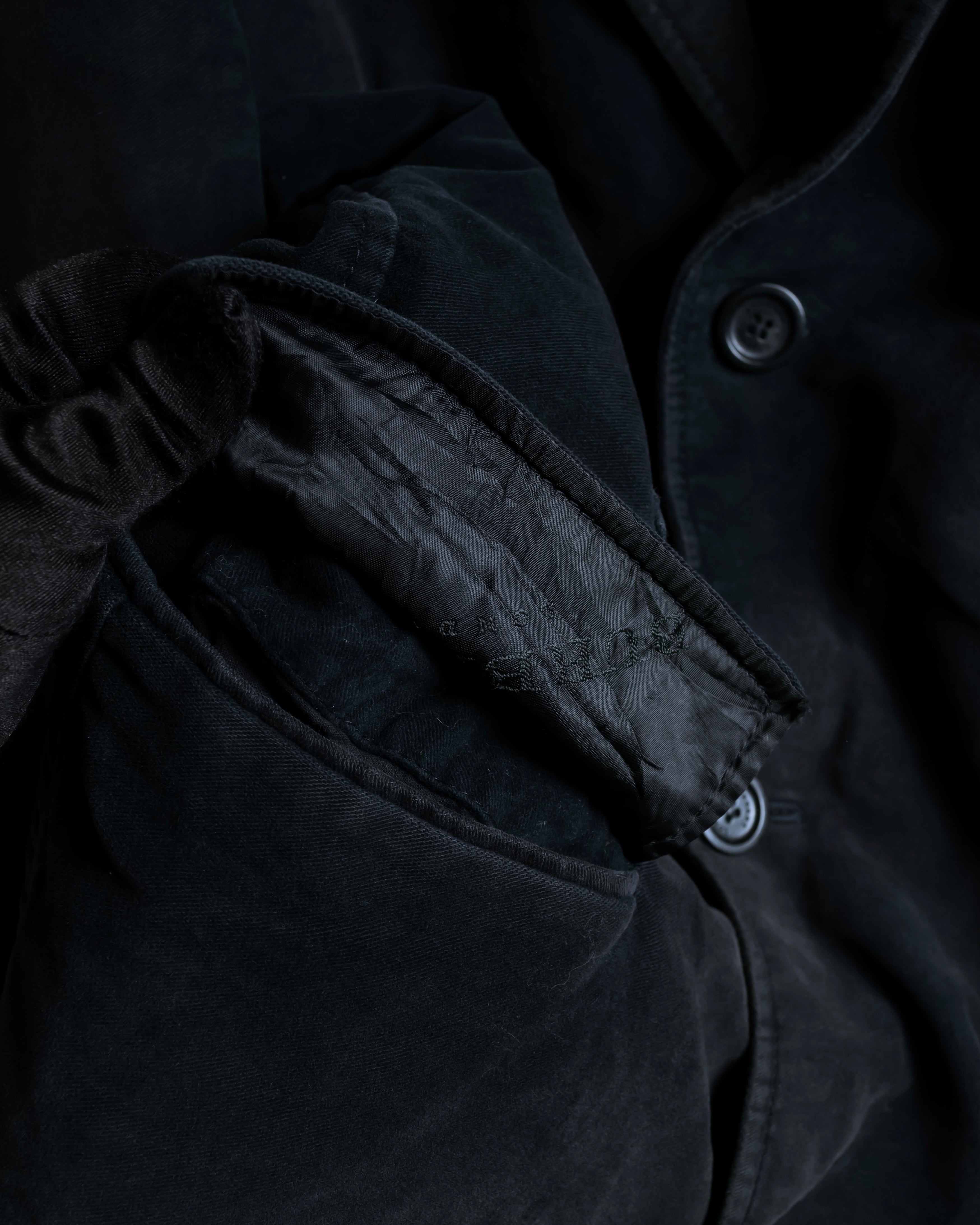 "BURBERRY" Garment dyed faded hunting design coat