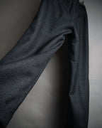 “CELINE” Post-2018 Glen check wool tailored trousers