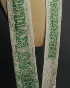 "DIOR" Green printed silk mitzah scarf