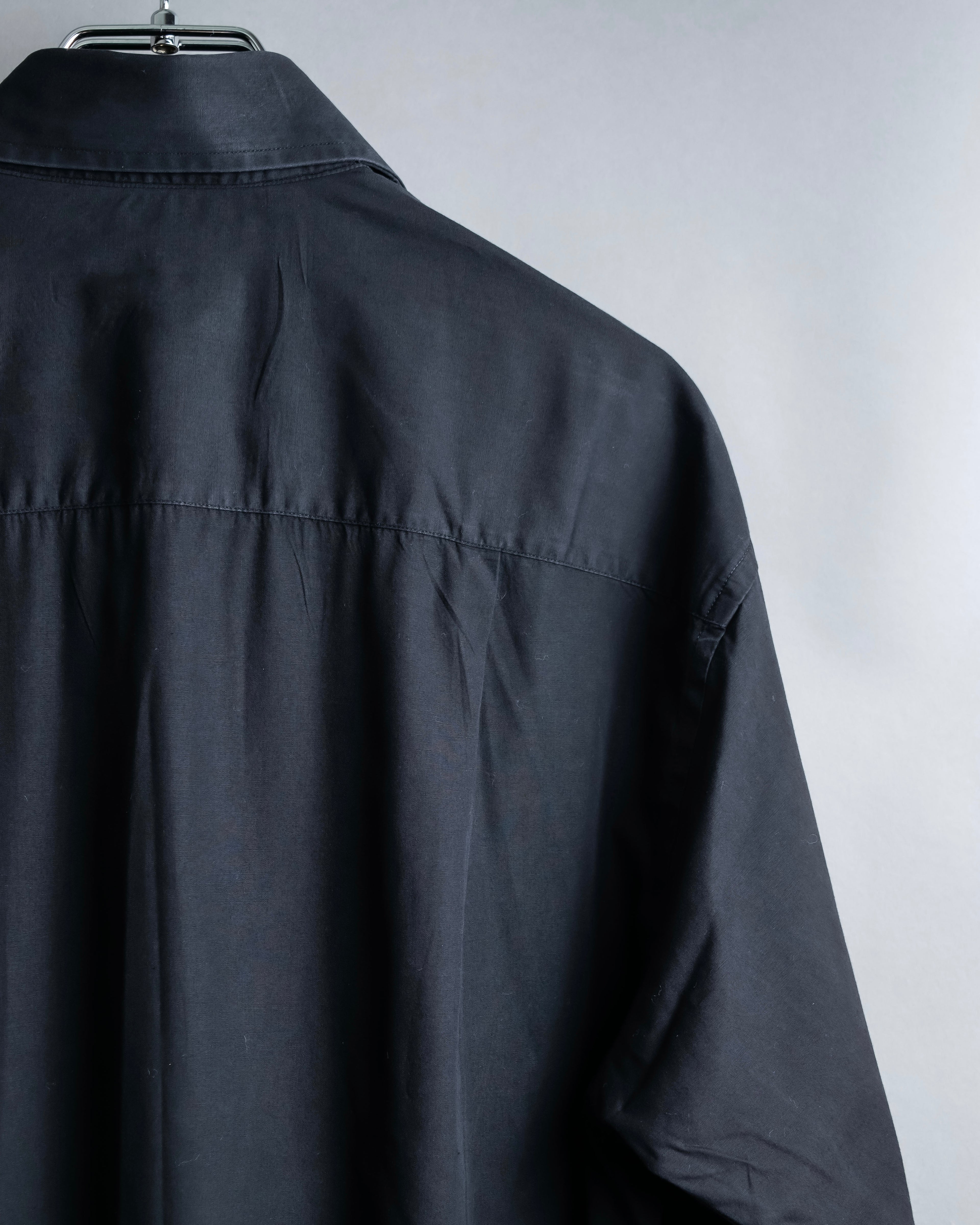 "GUCCI" Horizontal collar oversized shirt