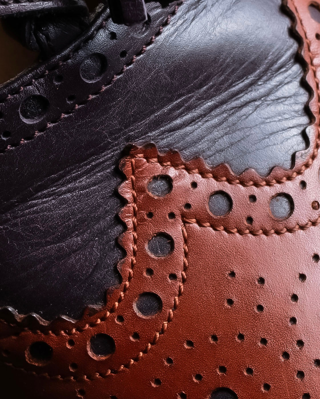 "HERMES" Medallion design combination leather heel shoes