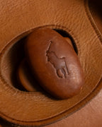 "Ralph Lauren" Metal stud design 2-way leather bag