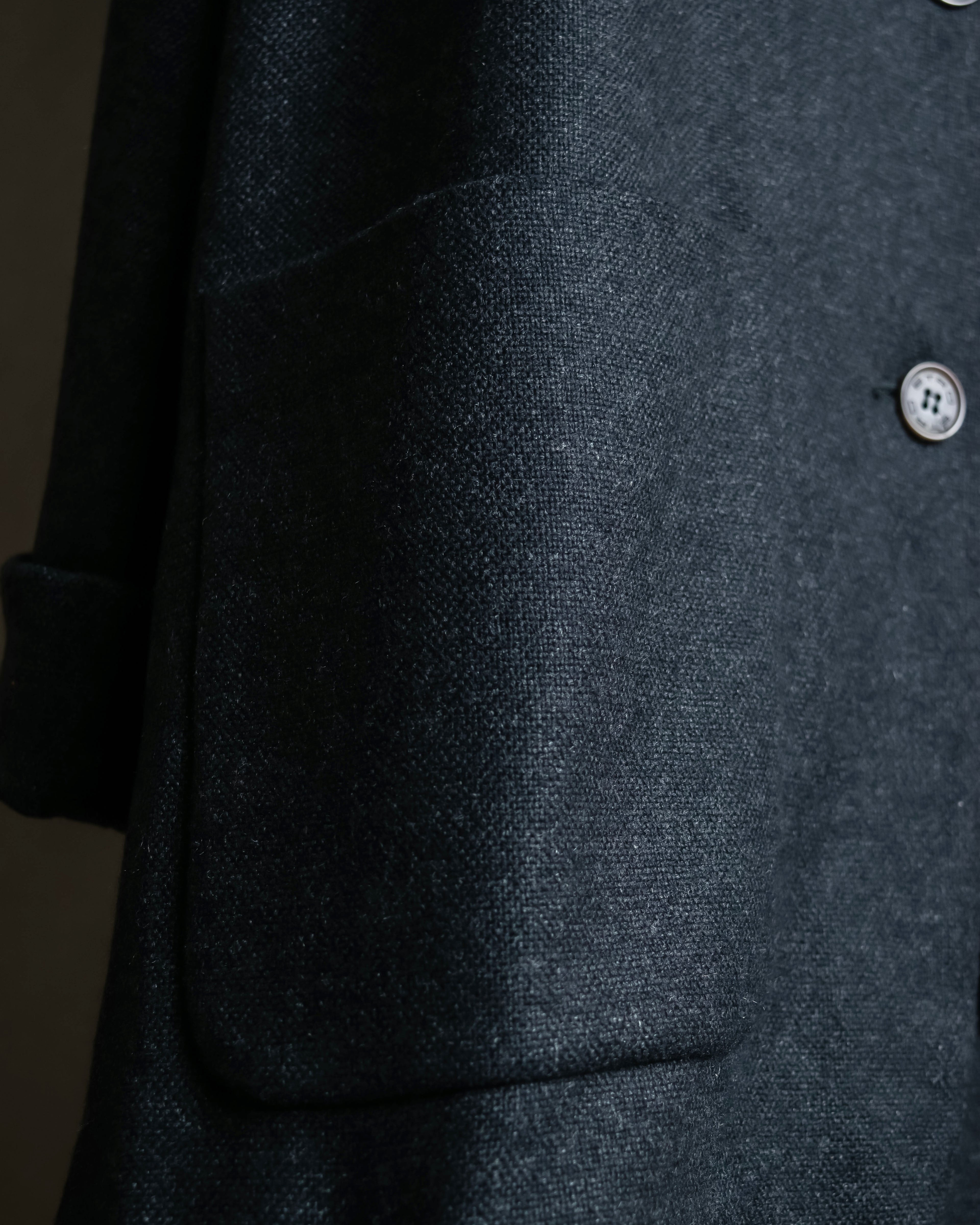 "ETRO" Shawl collar belted mid-length coat