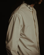 –SPECIAL– "Dior" 2024SS Embroidered grid-collar fly-front shirt