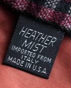 "YVES SAINT LAURENT" Tartan check wool neck tie