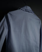 “GUCCI” 2015-2016 Ruffled collar cotton shirt