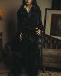 -SPECIAL- "Y’s" 2025's Discharge printed velvet long coat