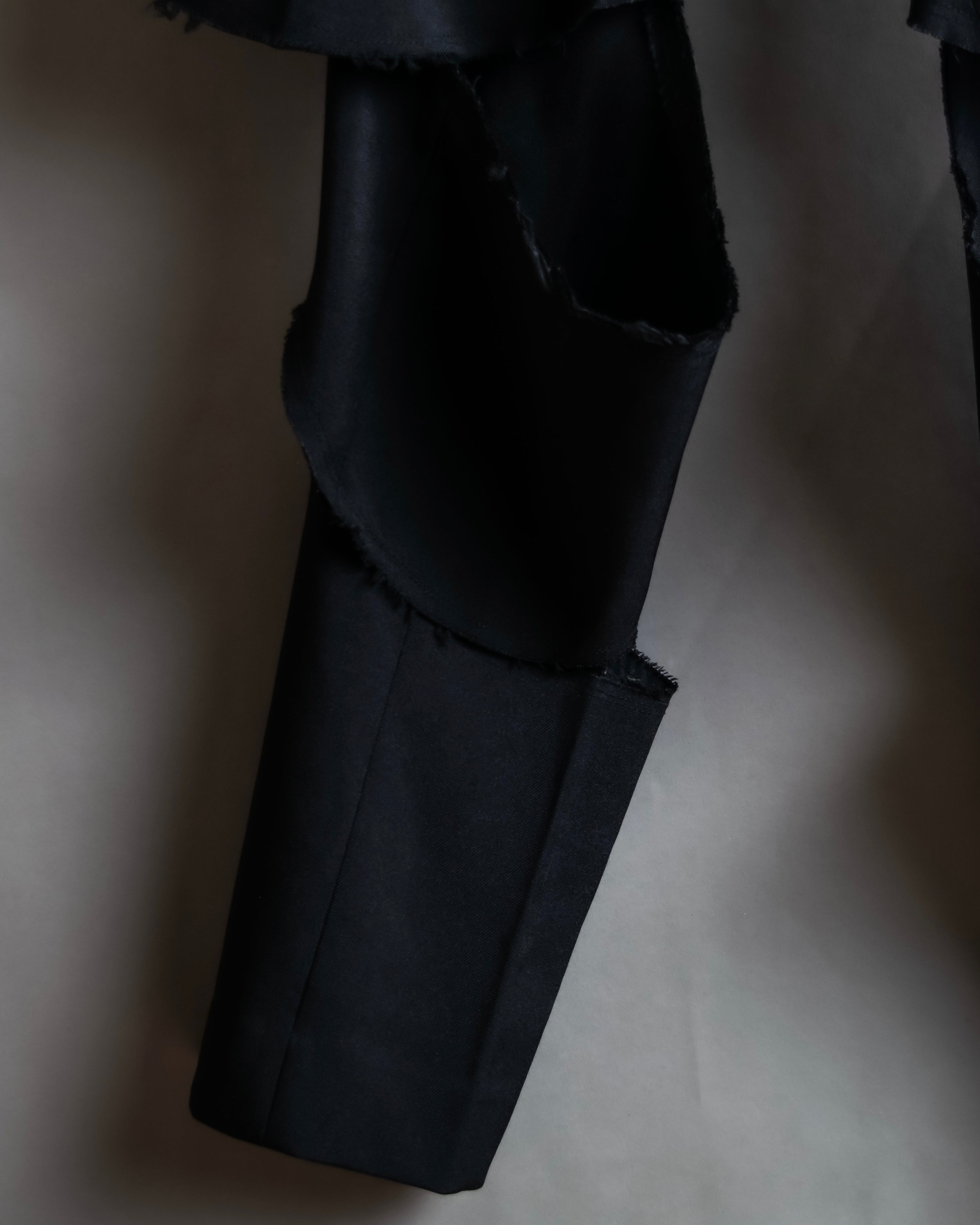 "COMME des GARCONS HOMME PLUS" 19SS Cut-off design slacks