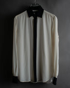 "Ralph Lauren" High density woven silk clerical shirt