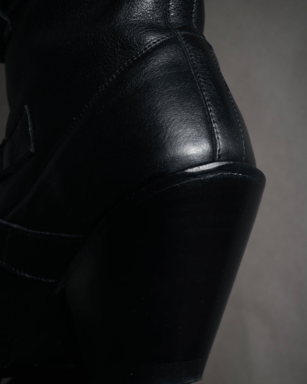 “CELINE” 19-23 Multi buckle zip biker boots