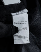 -SPECIAL- "Rick Owens" 15AW Beautiful wrinkles front zip leather jacket