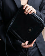 "GIVENCHY SACS" Logo parts design leather combination shoulder bag