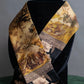 "Christian Dior" Baroque floral pattern silk twill scarf