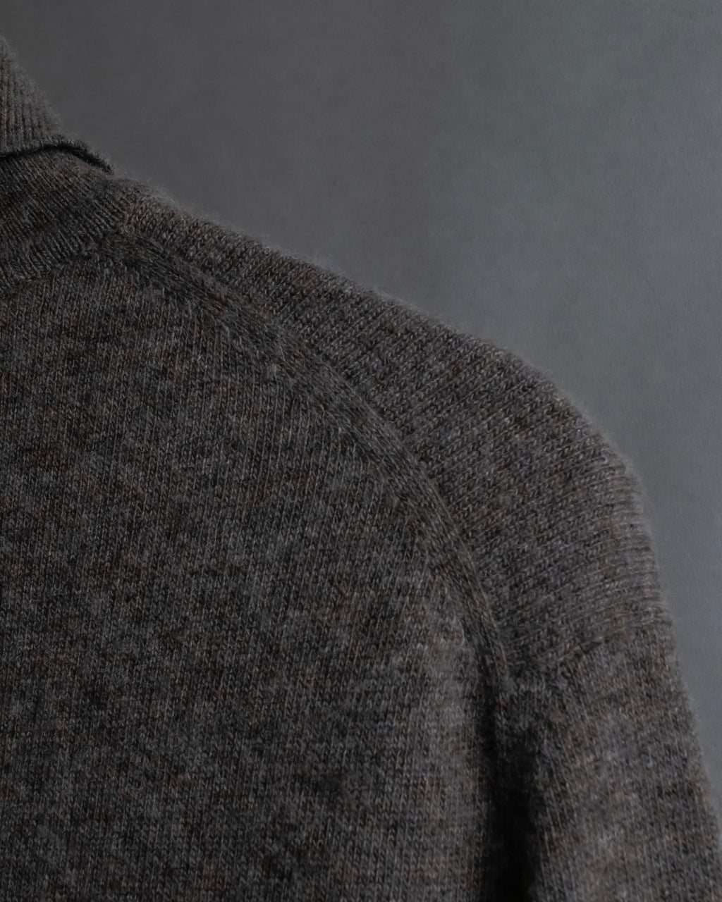 "HERMES" Margiela period cashmere high neck knit pullover