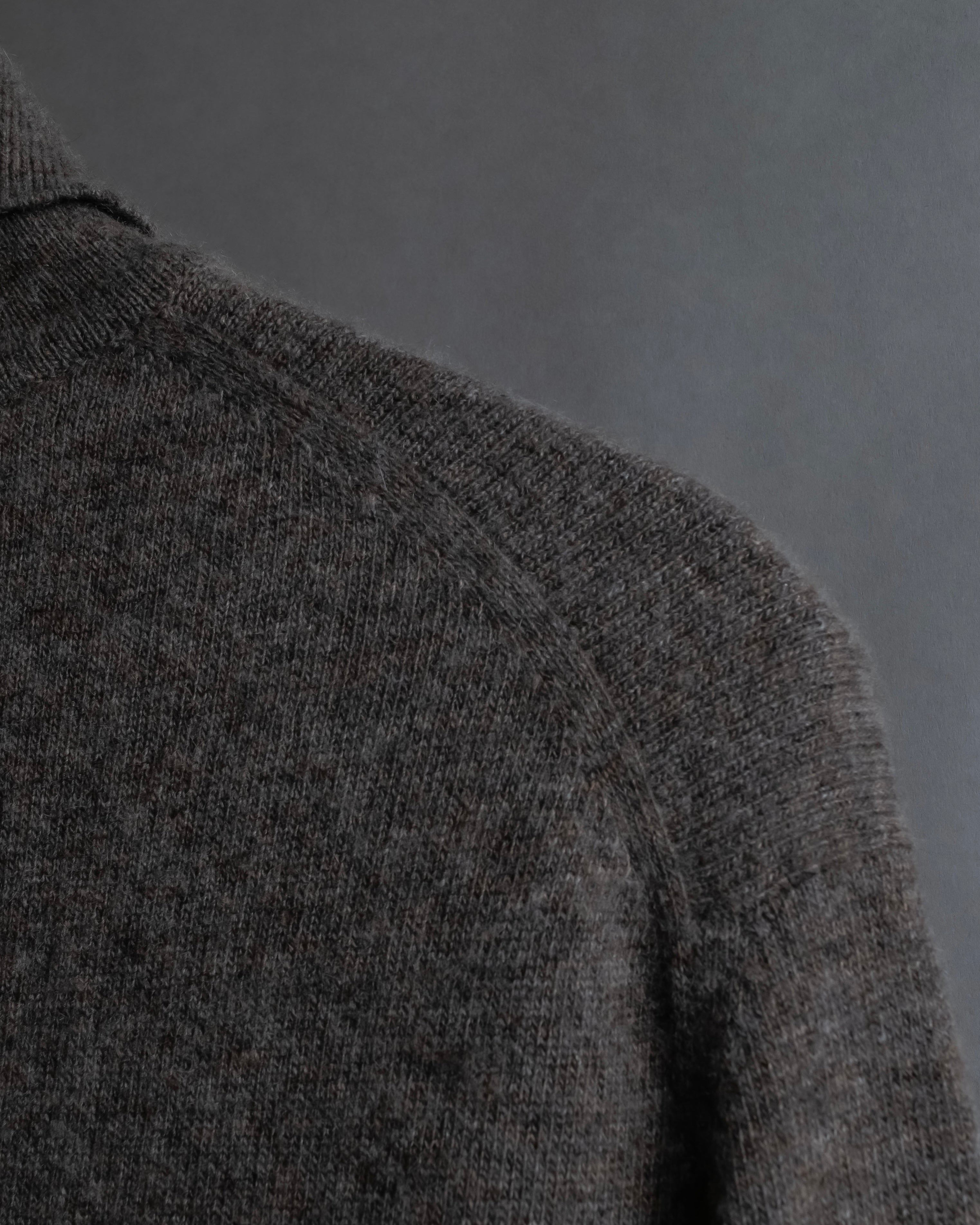 "HERMES" Margiela period cashmere high neck knit pullover