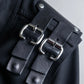 "VALENTINO" Belt docking design leather switching trench coat