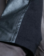 “DOUBLE STANDARD CLOTHING” Designed sleeve hooded middle coat