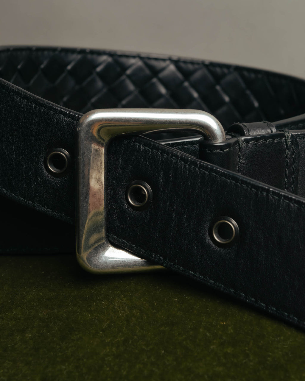 "BOTTEGA VENETA" 00's-10's Intrecciato leather belt