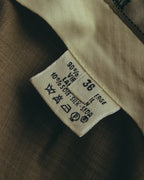 -SPECIAL- "HERMÈS" 90's-00's Wool silk tailored asymmetrical setup suit