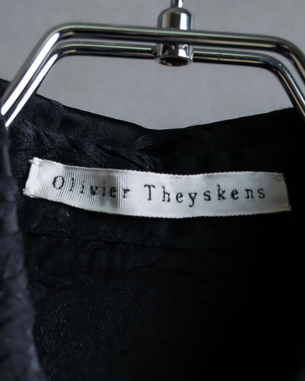 "Olivier Theyskens" Jacquard metal parts design sleeveless dress