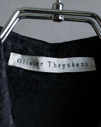 "Olivier Theyskens" Jacquard metal parts design sleeveless dress