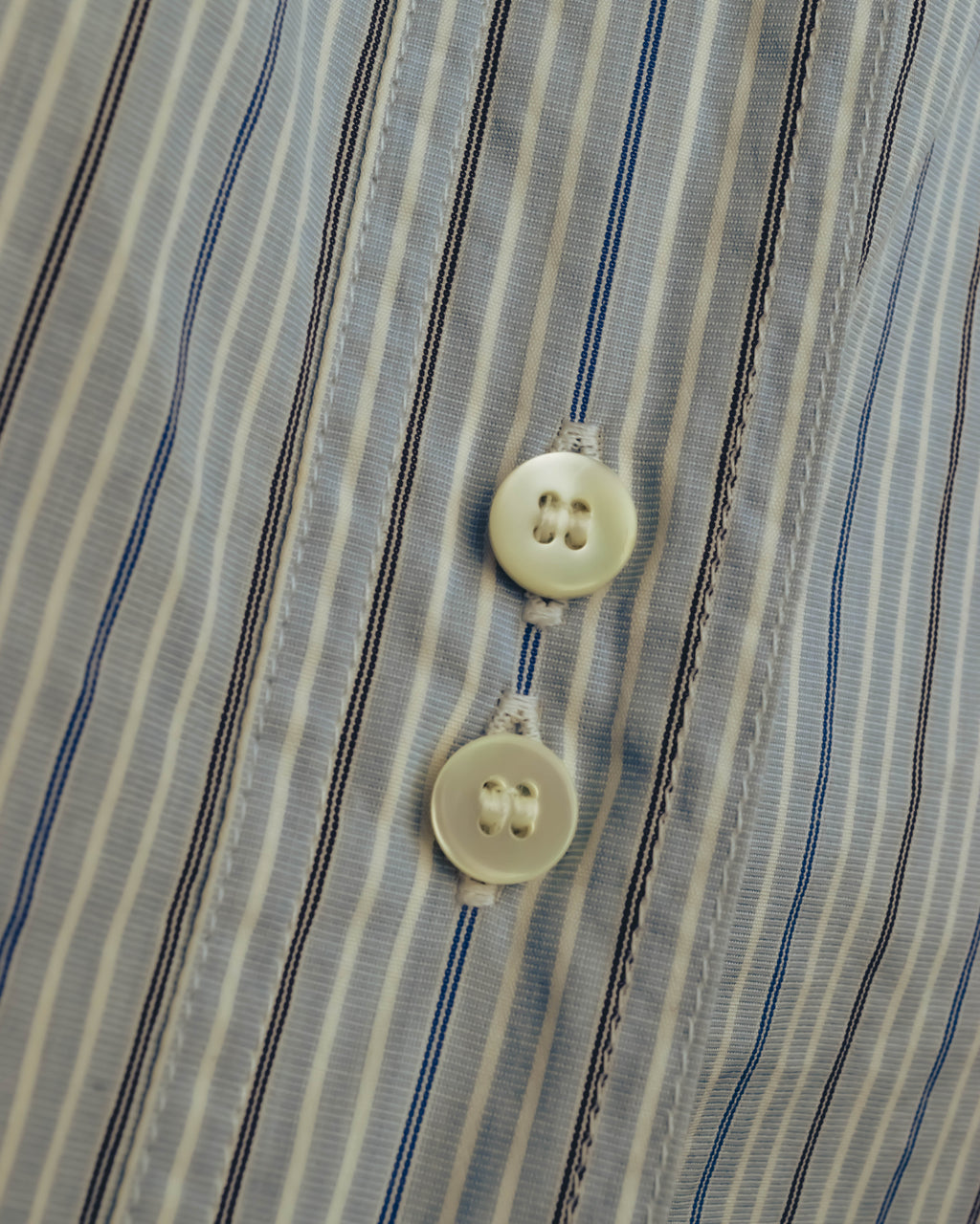 -SPECIAL- "Maison Margiela" 20AW Conceptual double button striped shirt